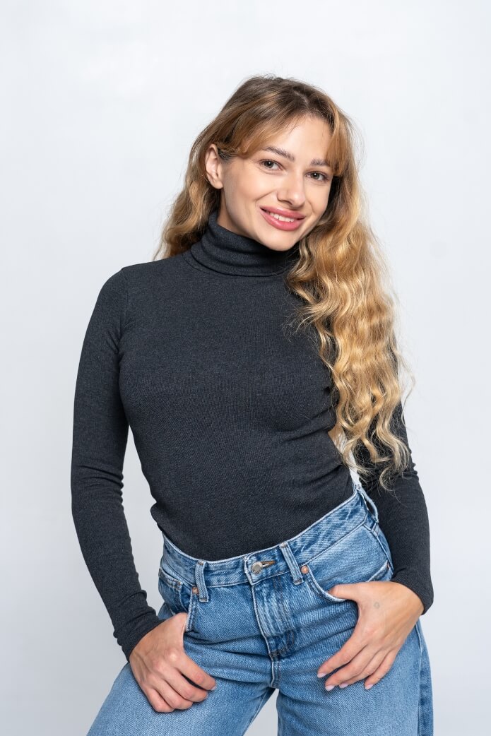 Women's fleece golf. Color: Graphite